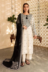 ARFA EMBROIDERED 3-PIECE Stitched Dress.