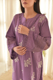 LILAC Embroidered 3-PIECE Stitched Dress.