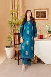 MALVIN Embroidered 2Pc Stitched Dress Premium Dhanak.
