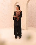 ZOUQ EMBROIDERED 2-PIECE Stitched Dress.
