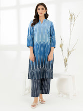 LIME Co Ord Digital Print 2-Piece Stitched Dress.