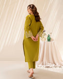 RUBY BLUSH EMBROIDERED 2-PIECE Stitched Dress.