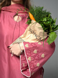 Pink Heart Embroidered Lawn Cotton 3 Pc Set.