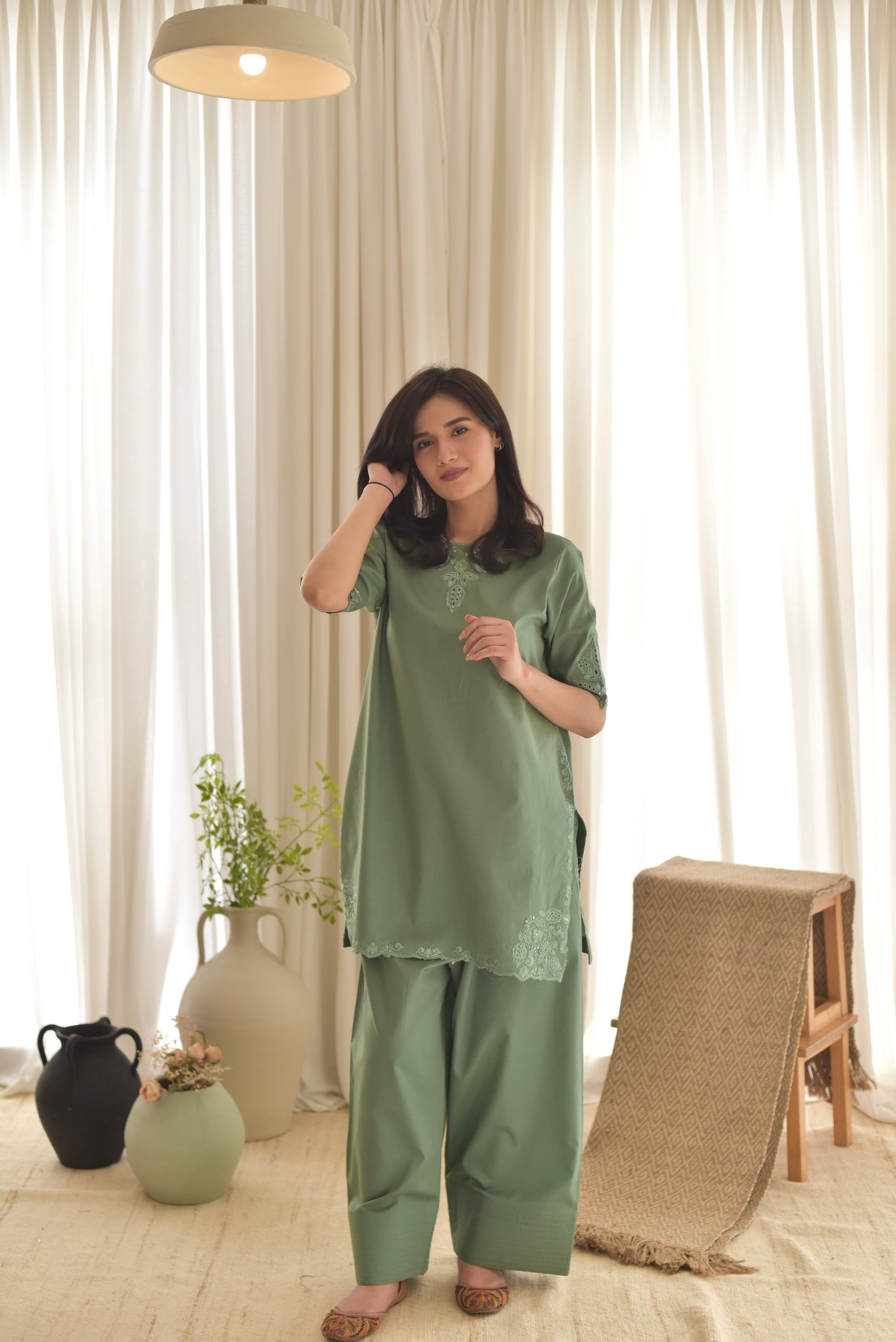 PISTACHIO Embroidered 3-PIECE Stitched Dress. Afsarah Apparel PISTACHIO Embroidered 3-PIECE Stitched Dress. Afsarah Apparel