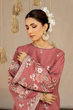 PEACH VILLA EMBROIDERED 2-PIECE Stitched Dress.