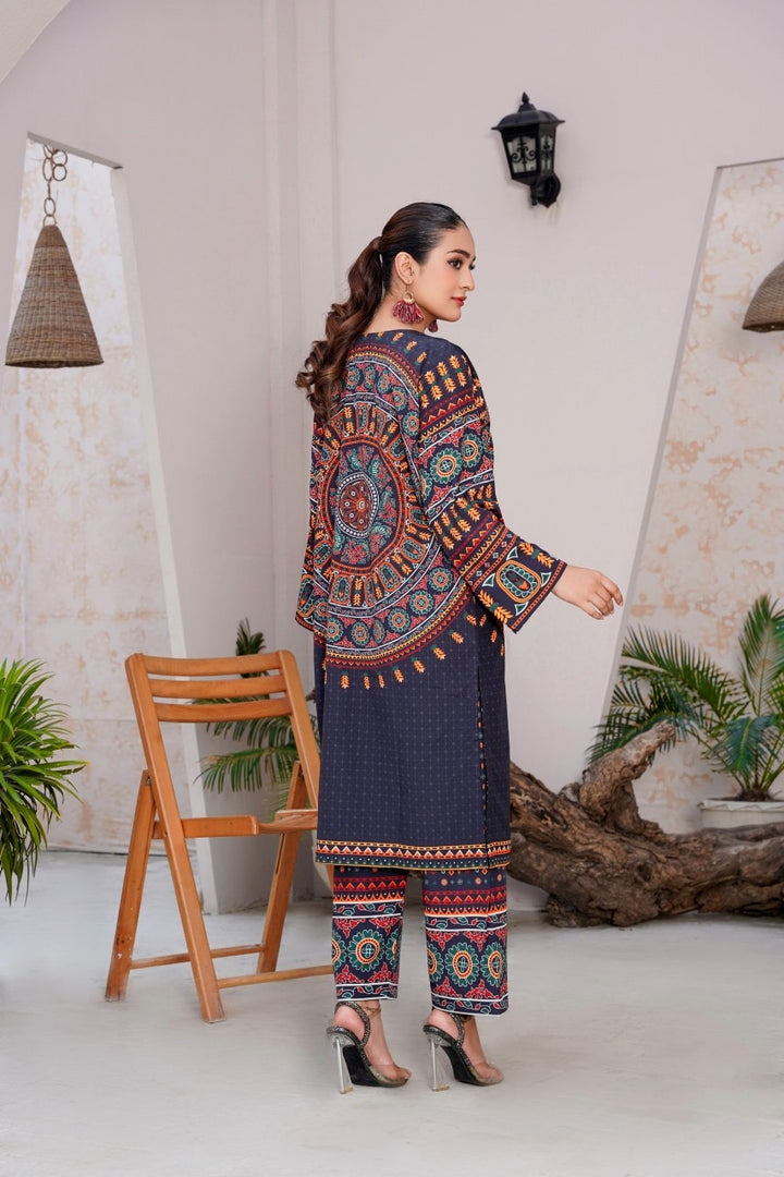 MATKA Mirror Work 2 Pc Stitched Dress