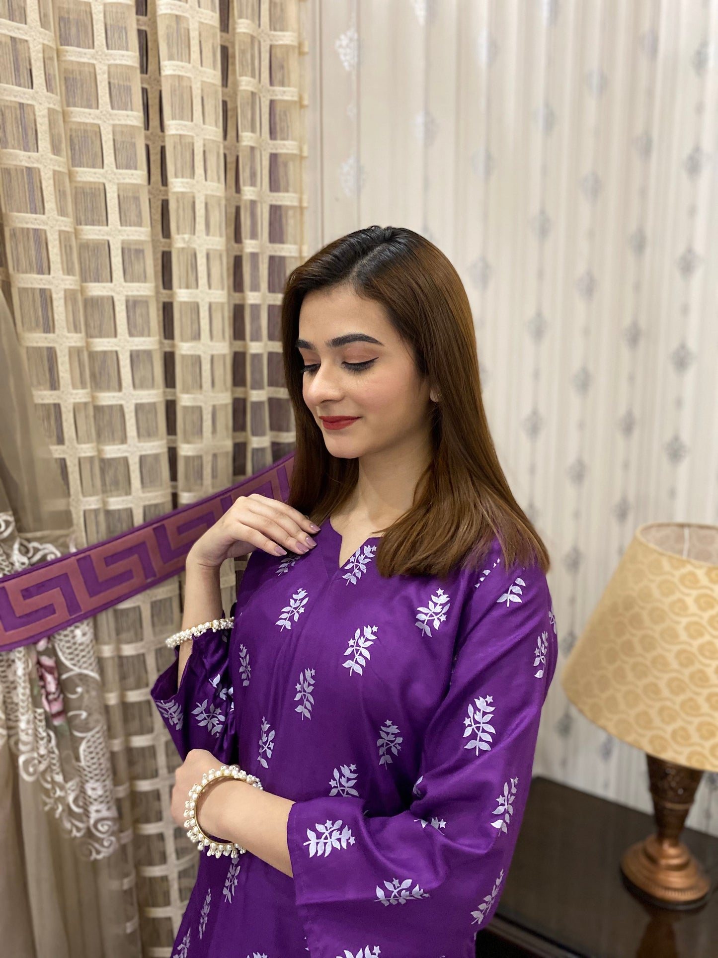 Saleha Printed Co-Ords – Stylish Print with a Touch of Elegance