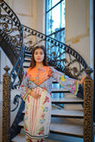 CORNICH Digital Print 2-Piece Stitched Dress.