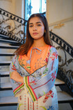 CORNICH Digital Print 2-Piece Stitched Dress.