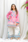 Pink Floral Digital 2 Pc
