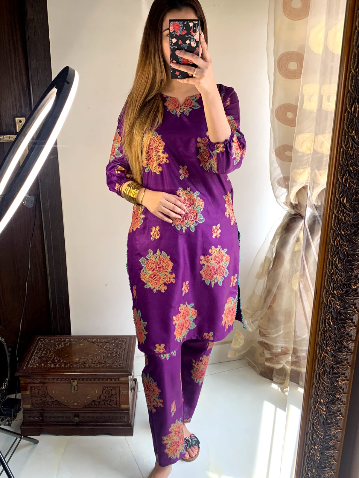 New Gulaab Print Dress – Chic Floral Pattern for Every Occasion