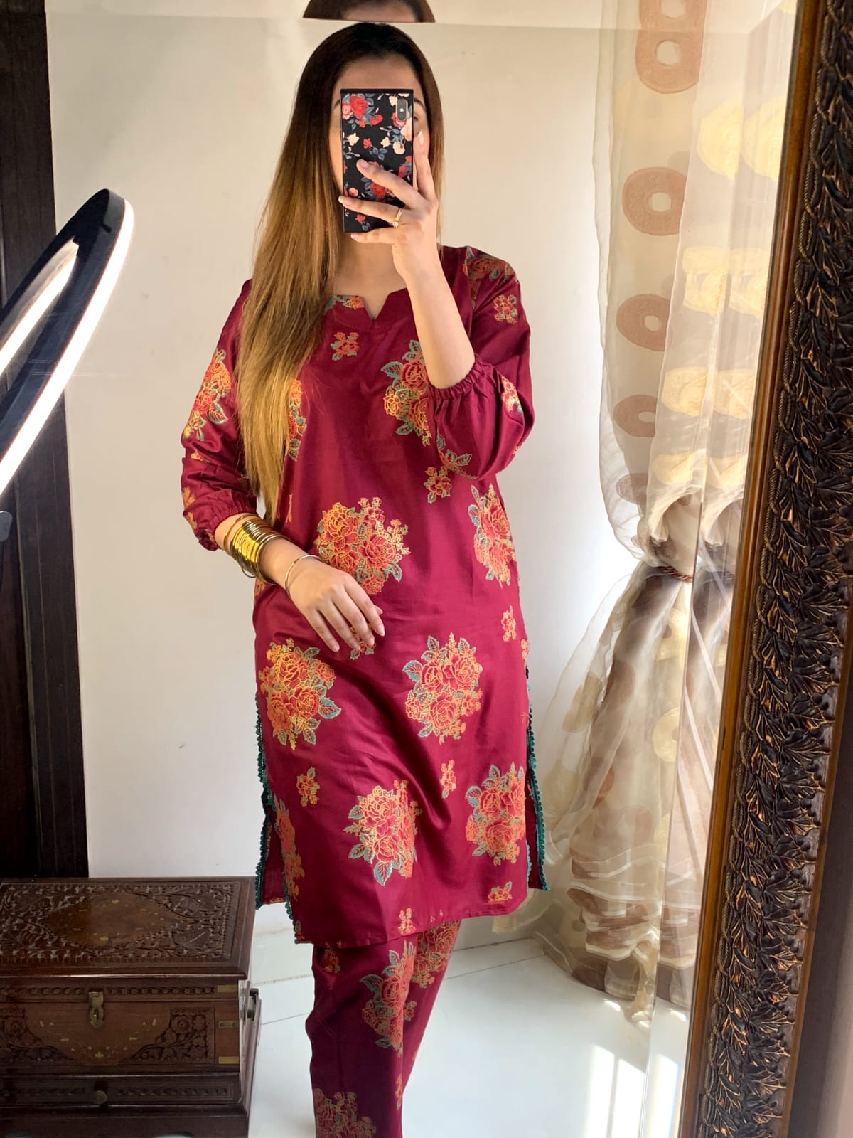 New Gulaab Print Dress – Chic Floral Pattern for Every Occasion