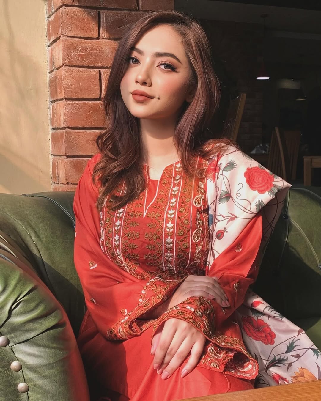 AYAT EMBROIDERED 3-PIECE WITH SHAWL Stitched Dress.