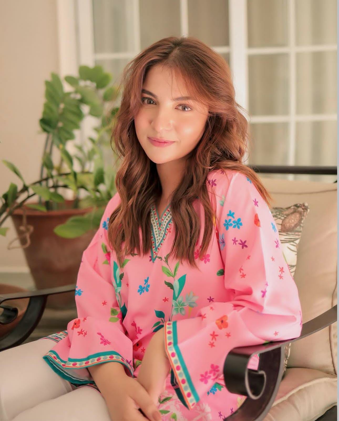 Pink Floral Digital 2 Pc
