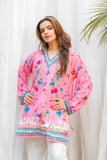 Pink Floral Digital 2 Pc