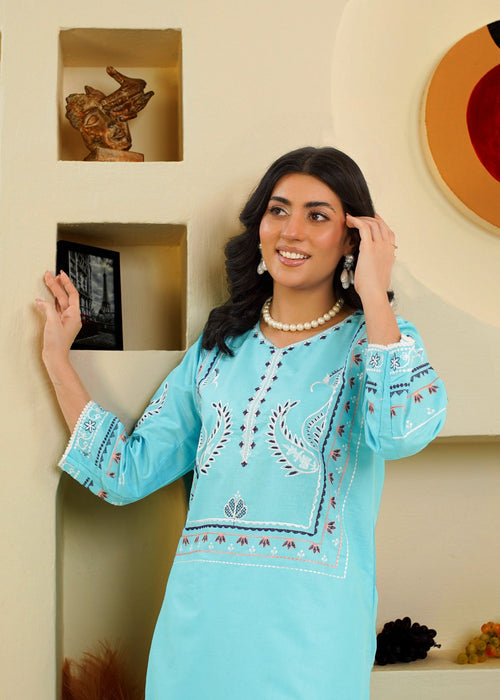 SKY STONE 2PC EMBROIDERED