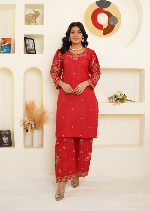 BLUSH 2PC Embroidered