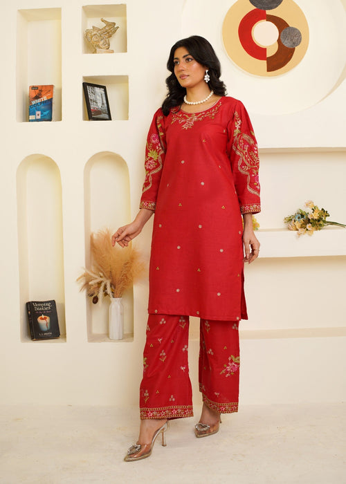 BLUSH 2PC Embroidered